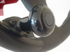 Steering Knob, detachable, black glossy