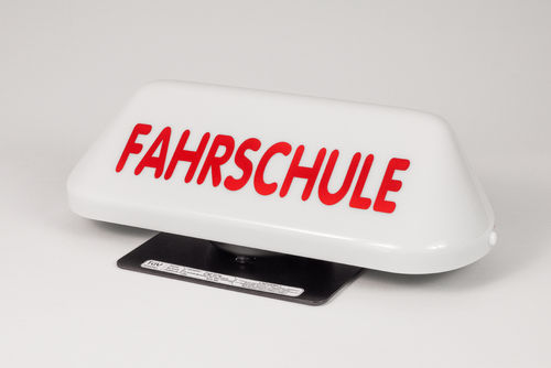 Mo Car Magnetic Roof Sign "FAHRSCHULE", reflective